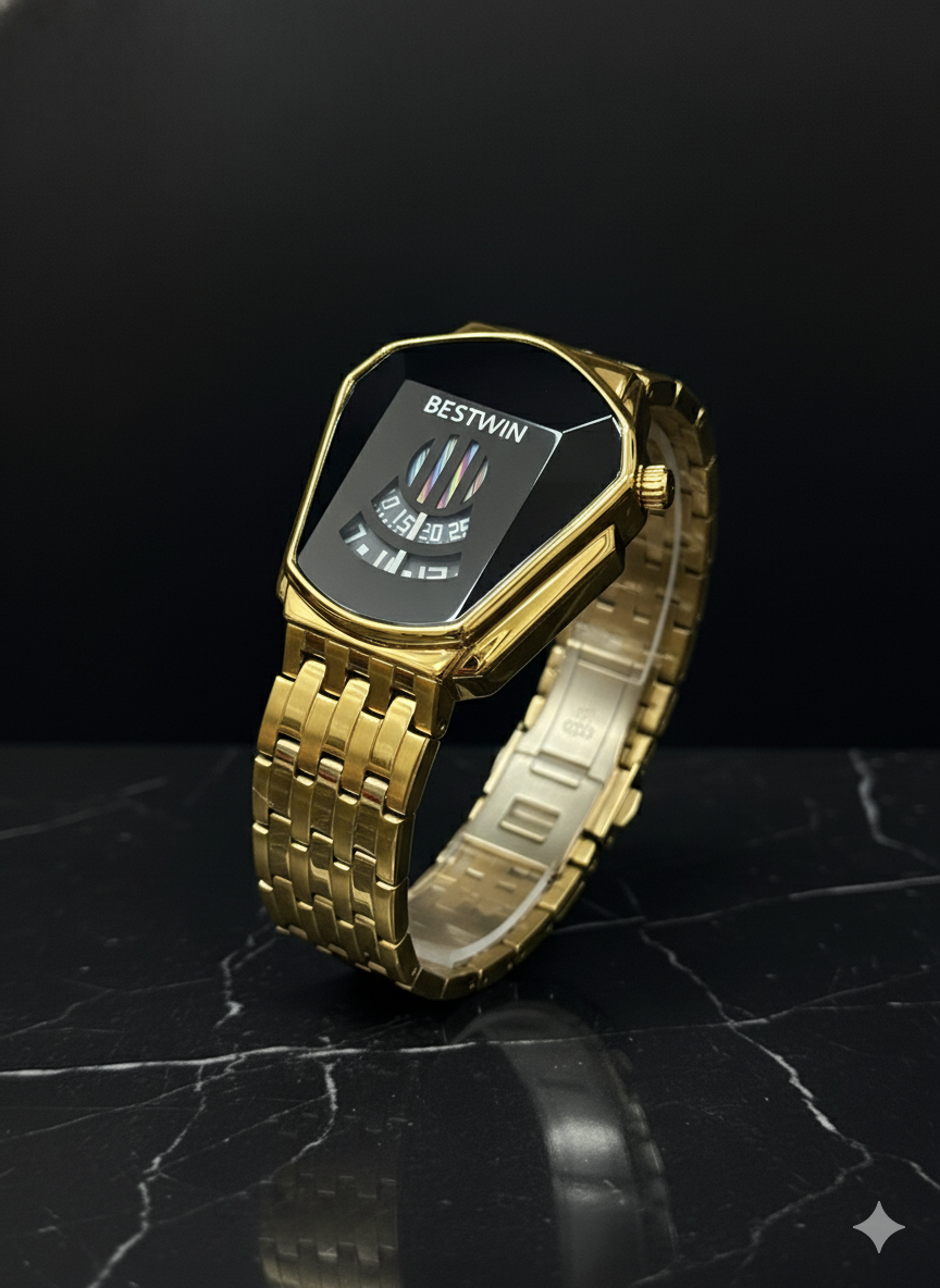 Bestwin Golden & Black watch