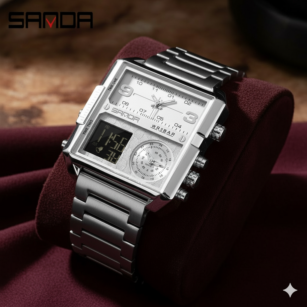 Sanda 6023 White Watch