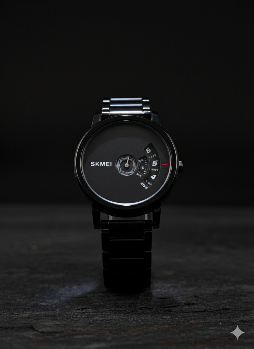 Skmei Black Unique Watch
