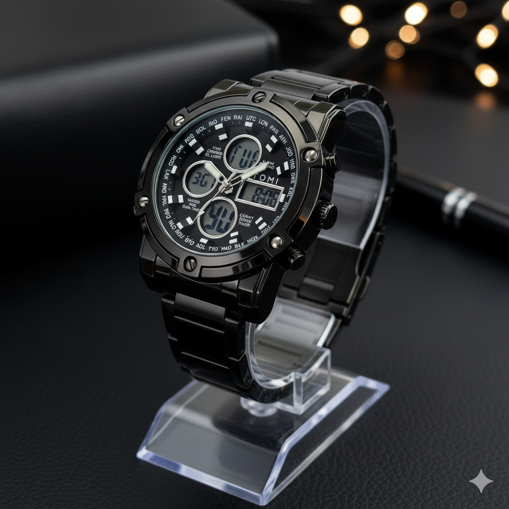 Tomi Full Black Watch