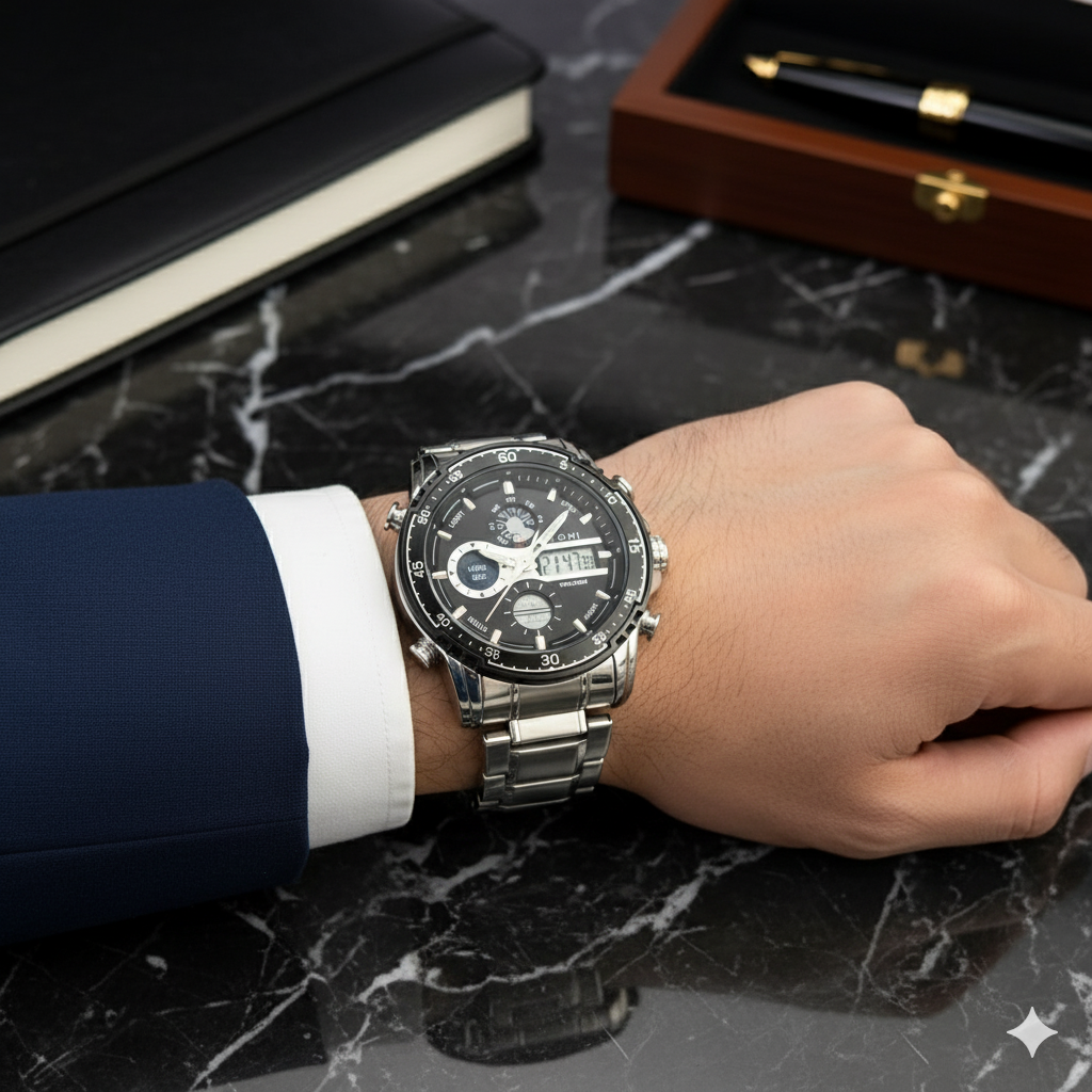 Tomi 1886 Two Tone Sports Watch