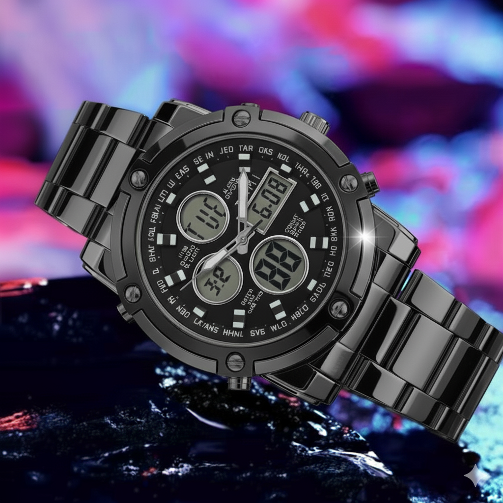 Tomi Full Black Watch