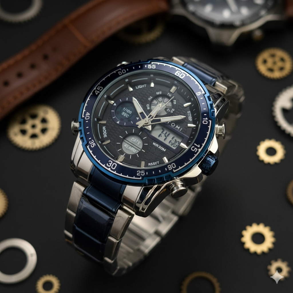 Tomi 1580 Two Tone Sports Watch