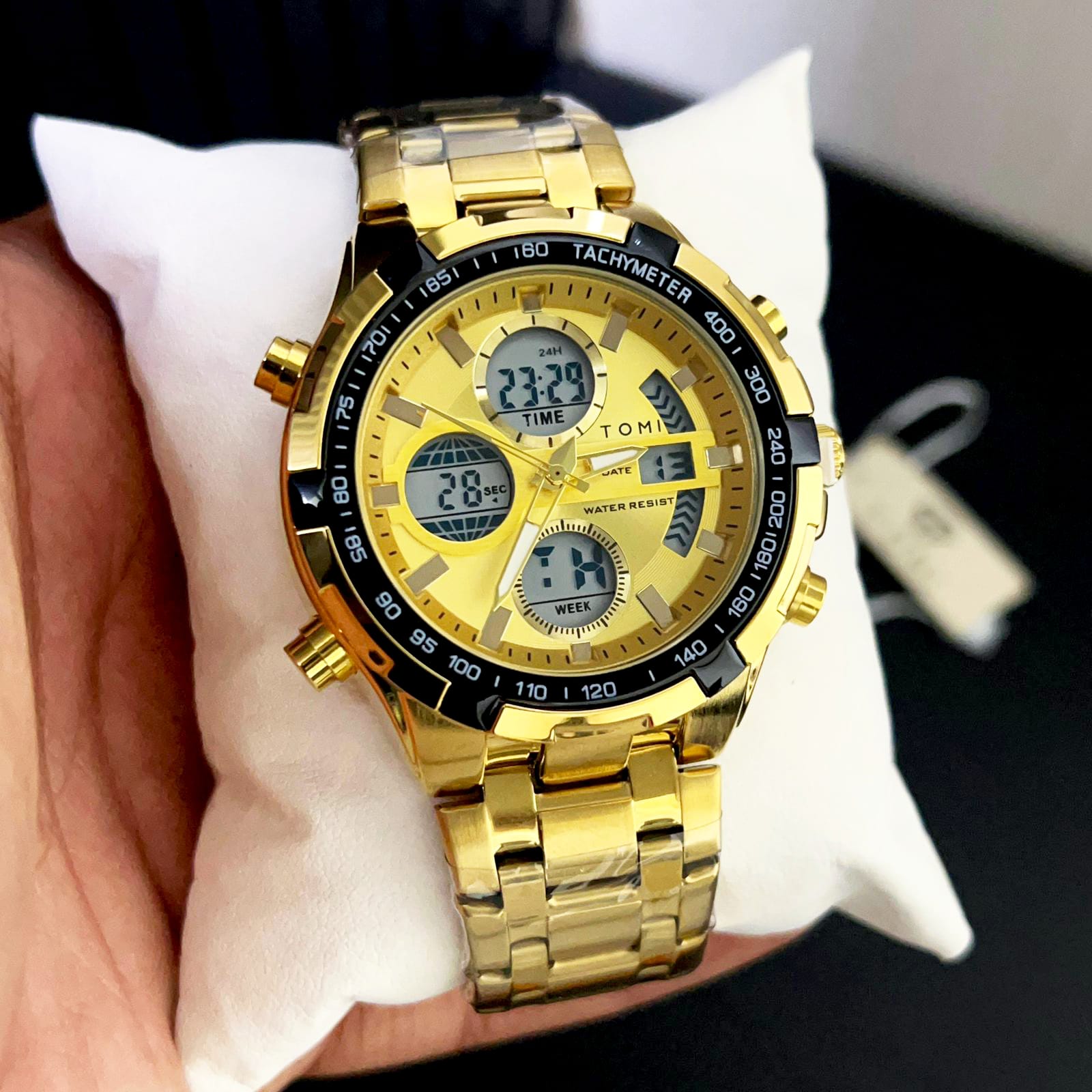 Tomi 1781 Golden Sports Watch