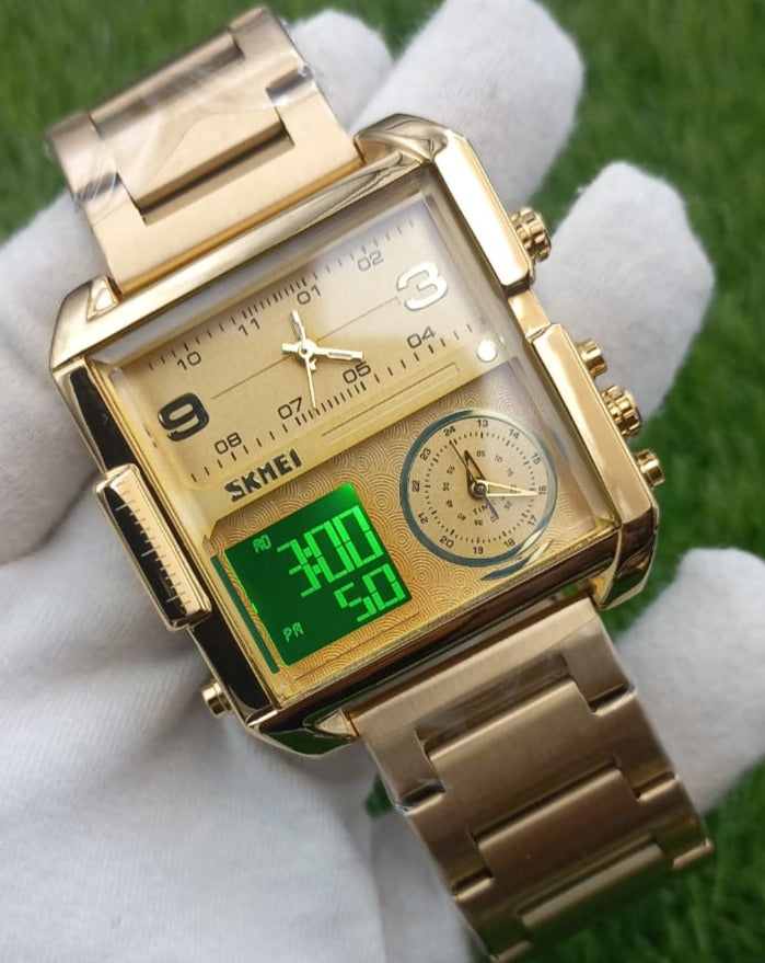 Sanda 6023 Golden Watch