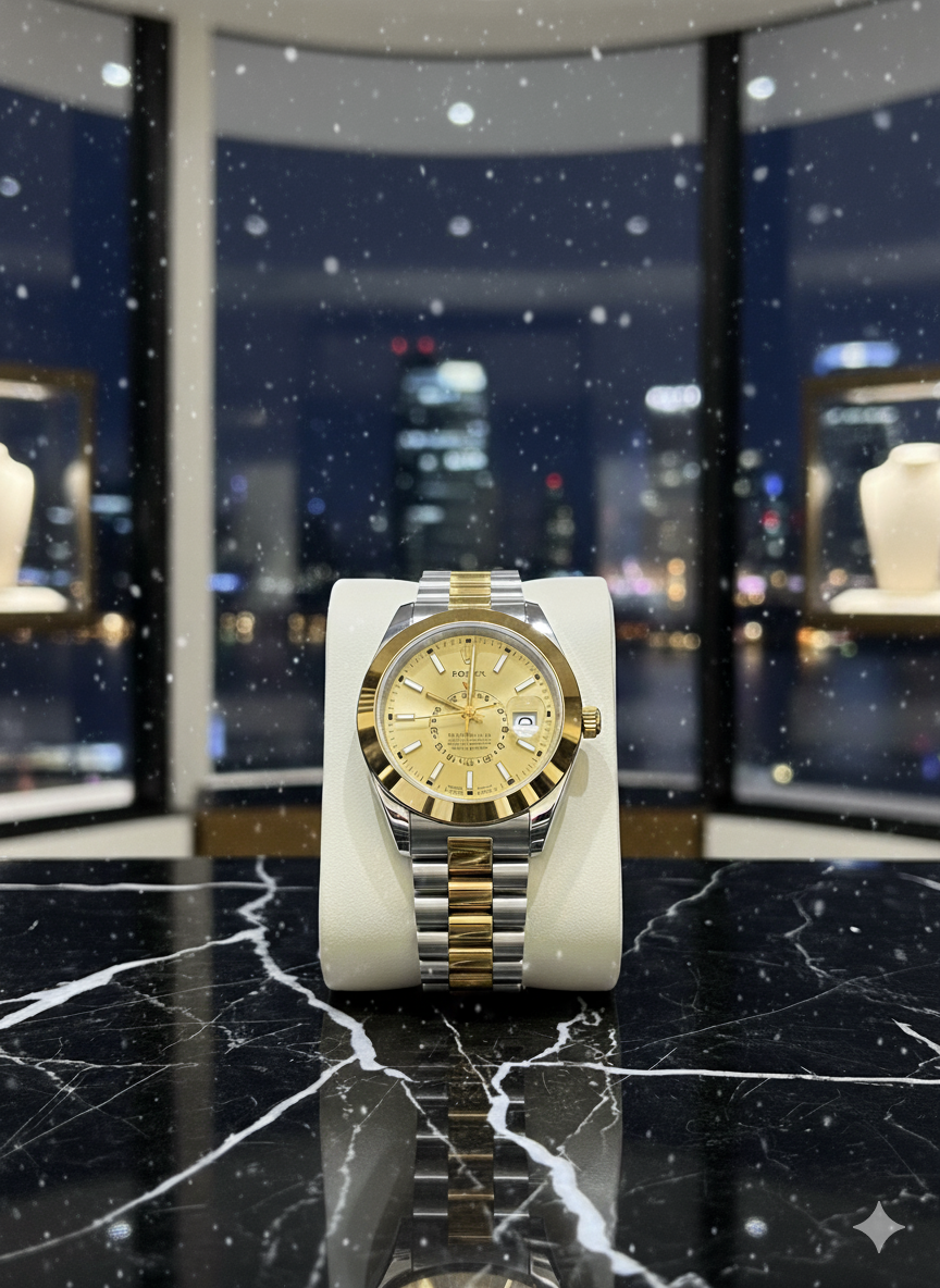 Rolex Golden &amp; Silver Watch