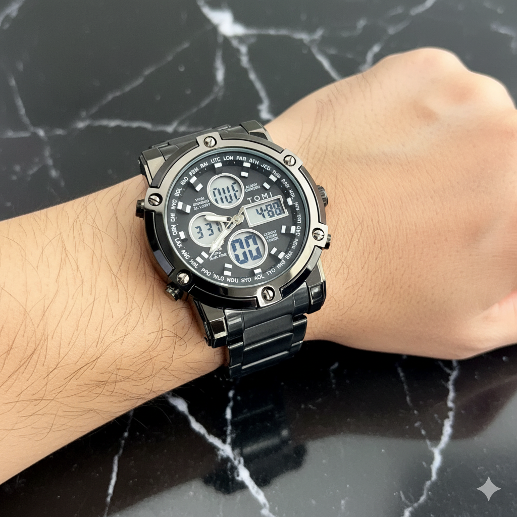 Tomi Full Black Watch