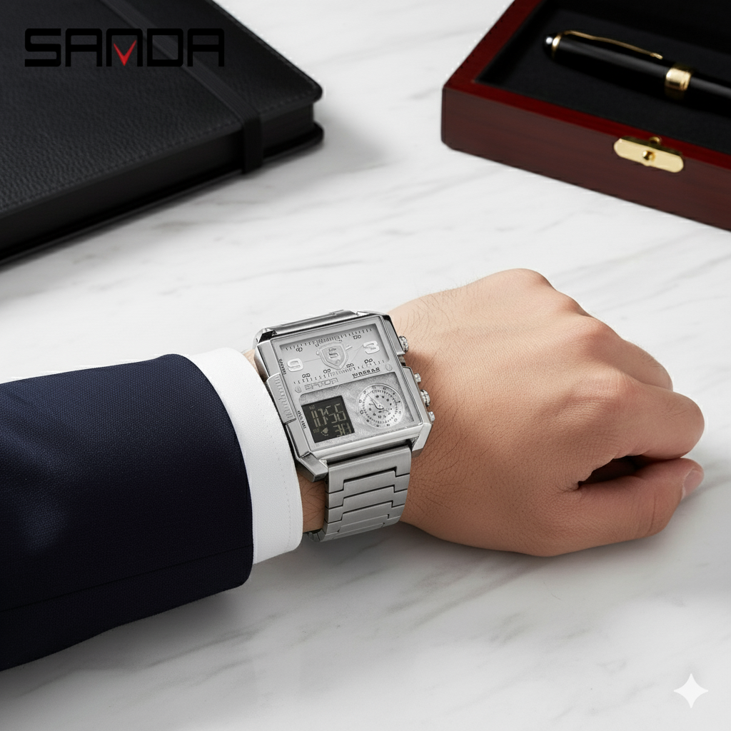 Sanda 6023 White Watch