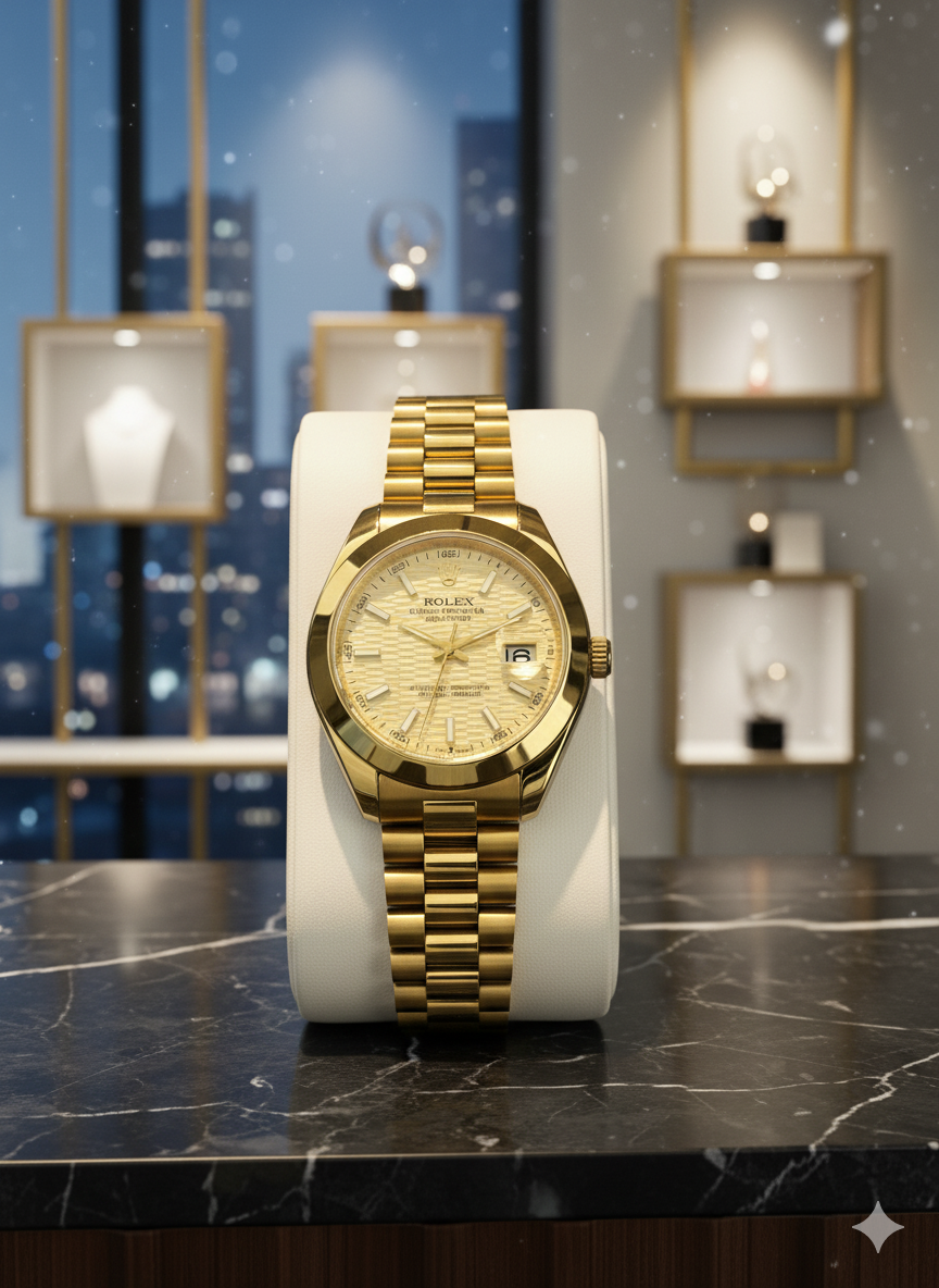 Rolex Full Golden Watch