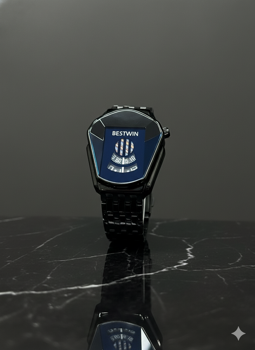 Bestwin Black &amp; Blue Watch