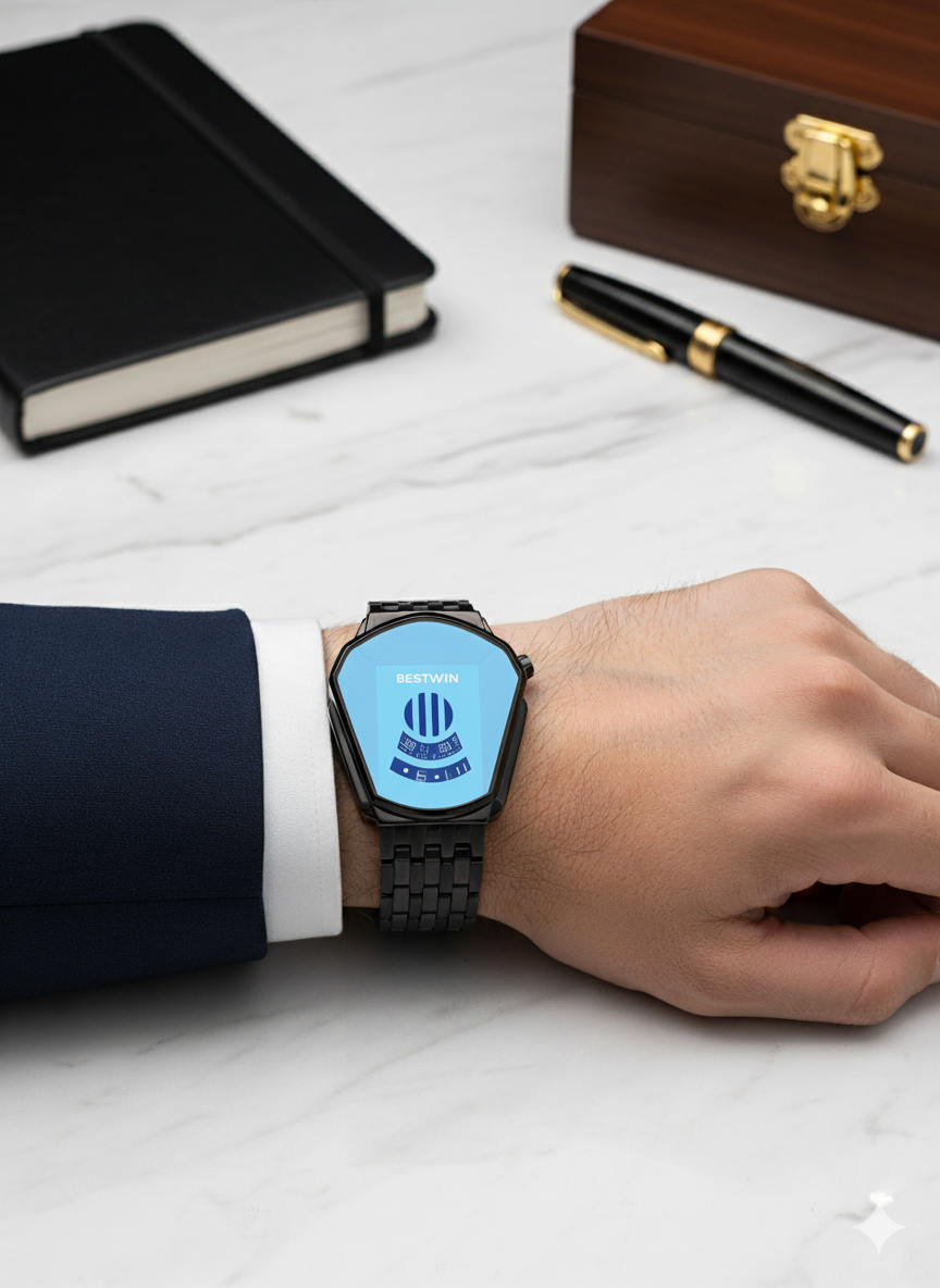 Bestwin Black &amp; Blue Watch
