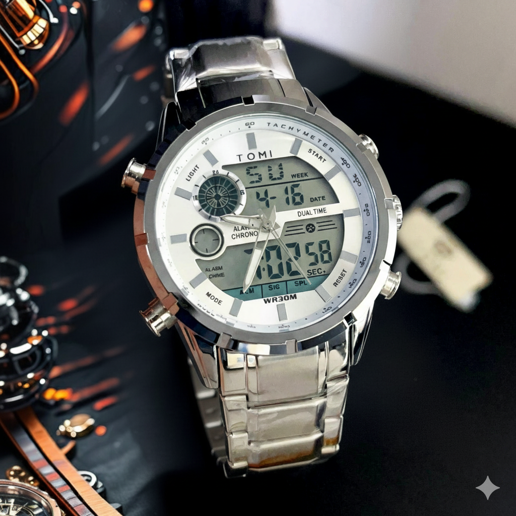 Tomi 1881 Full White Sports Watch