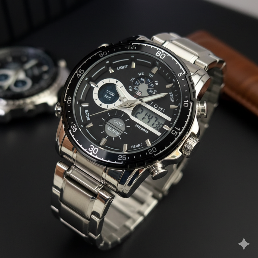 Tomi 1886 Two Tone Sports Watch