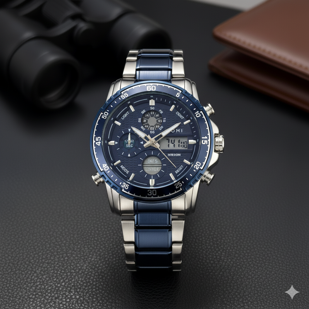 Tomi 1580 Two Tone Sports Watch