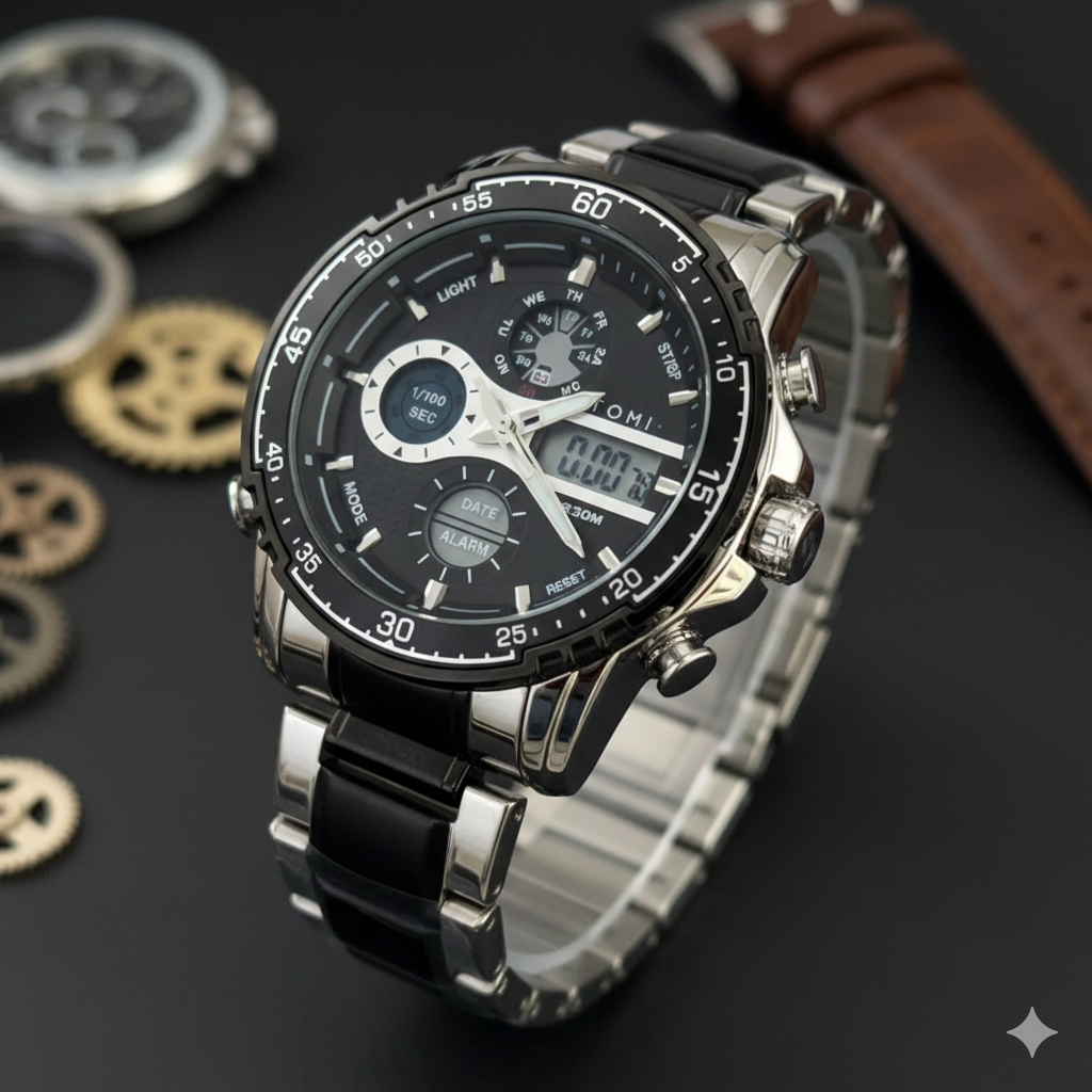 Tomi 1887 Two Tone Sports Watch