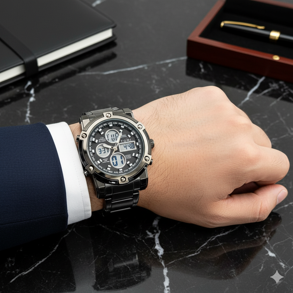 Tomi Full Black Watch