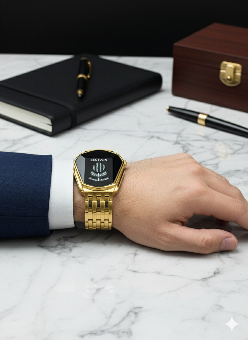 Bestwin Golden &amp; Black watch