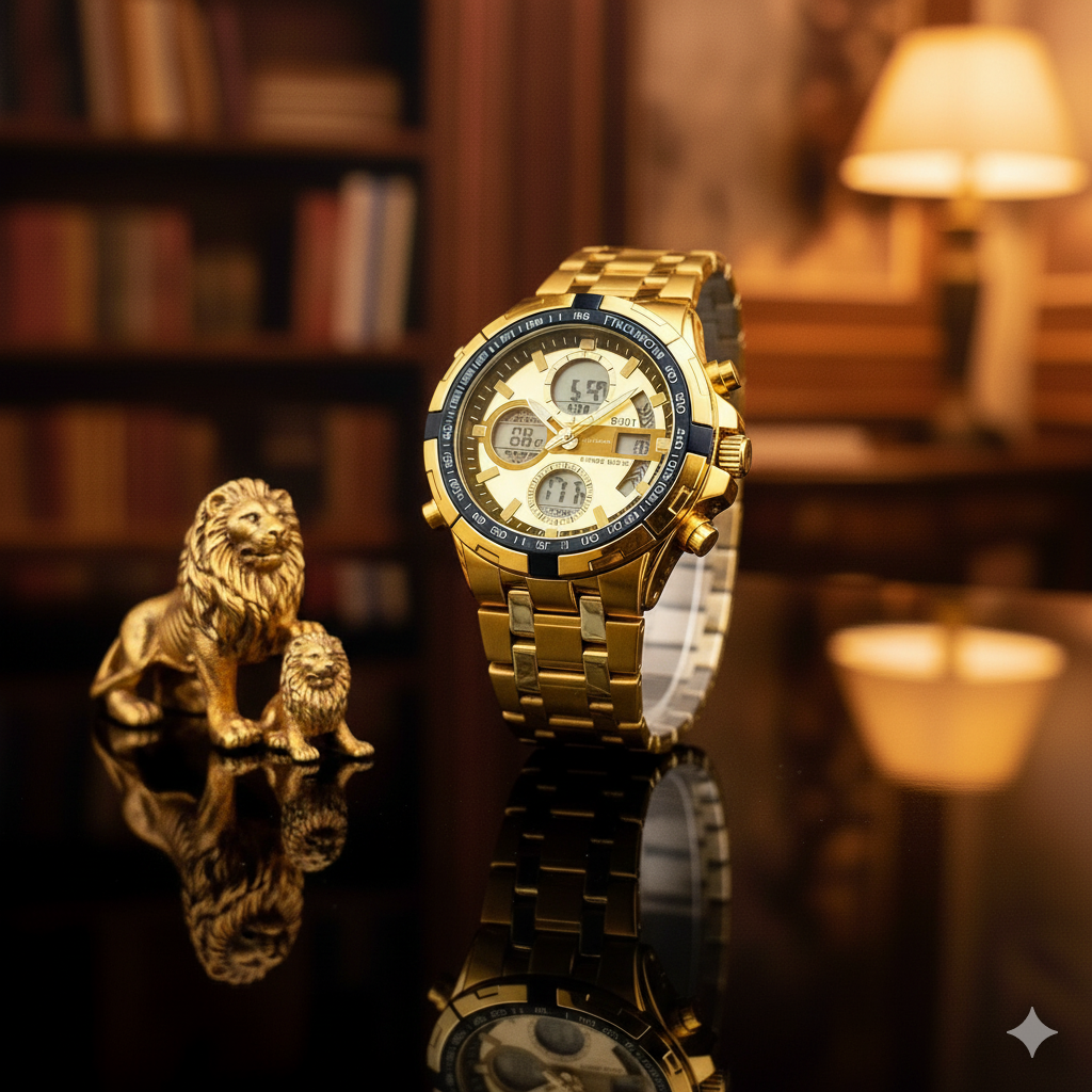 Tomi 1781 Golden Sports Watch