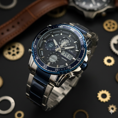 Tomi 1580 Two Tone Sports Watch