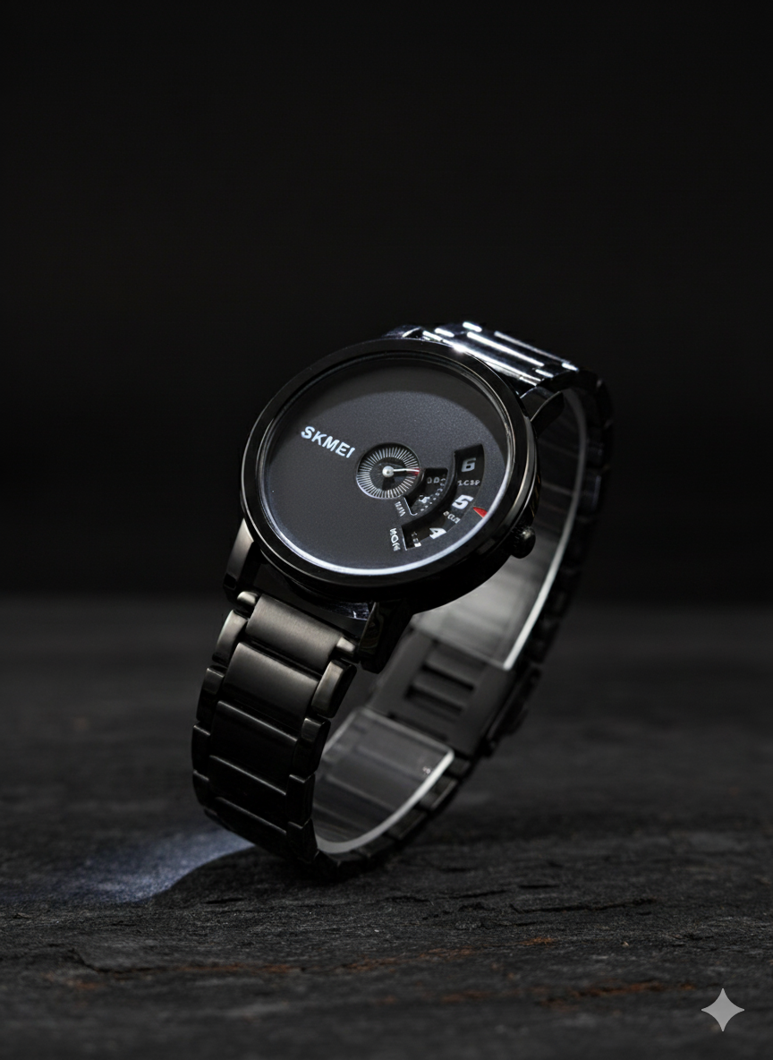 Skmei Black Unique Watch