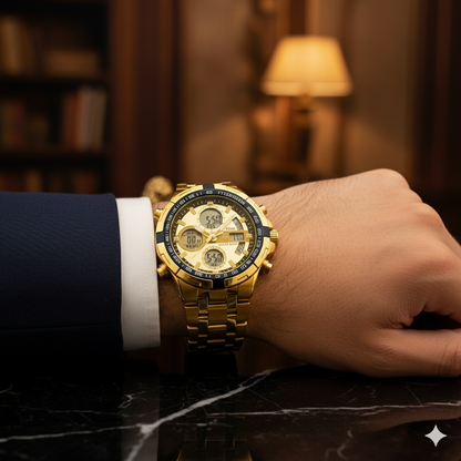 Tomi 1781 Golden Sports Watch