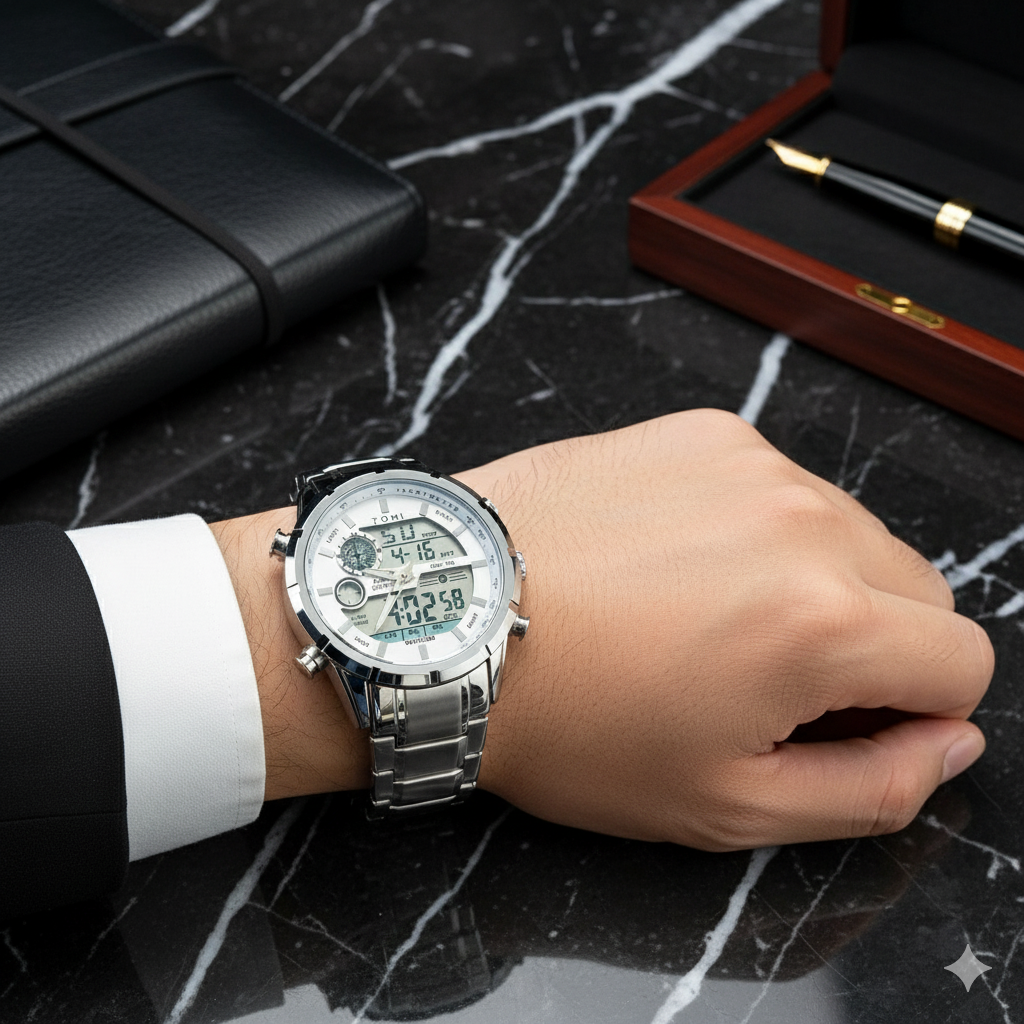 Tomi 1881 Full White Sports Watch