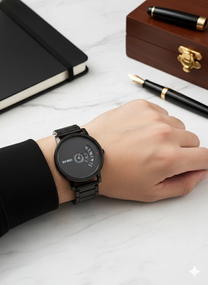 Skmei Black Unique Watch