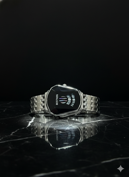 Bestwin Silver &amp; Black Watch