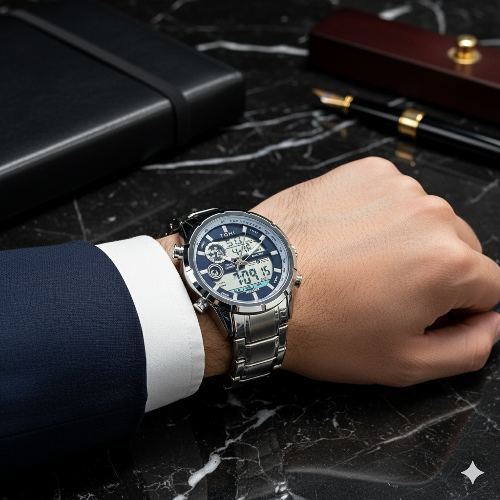 Tomi 1884 Two Tone Sports Watch