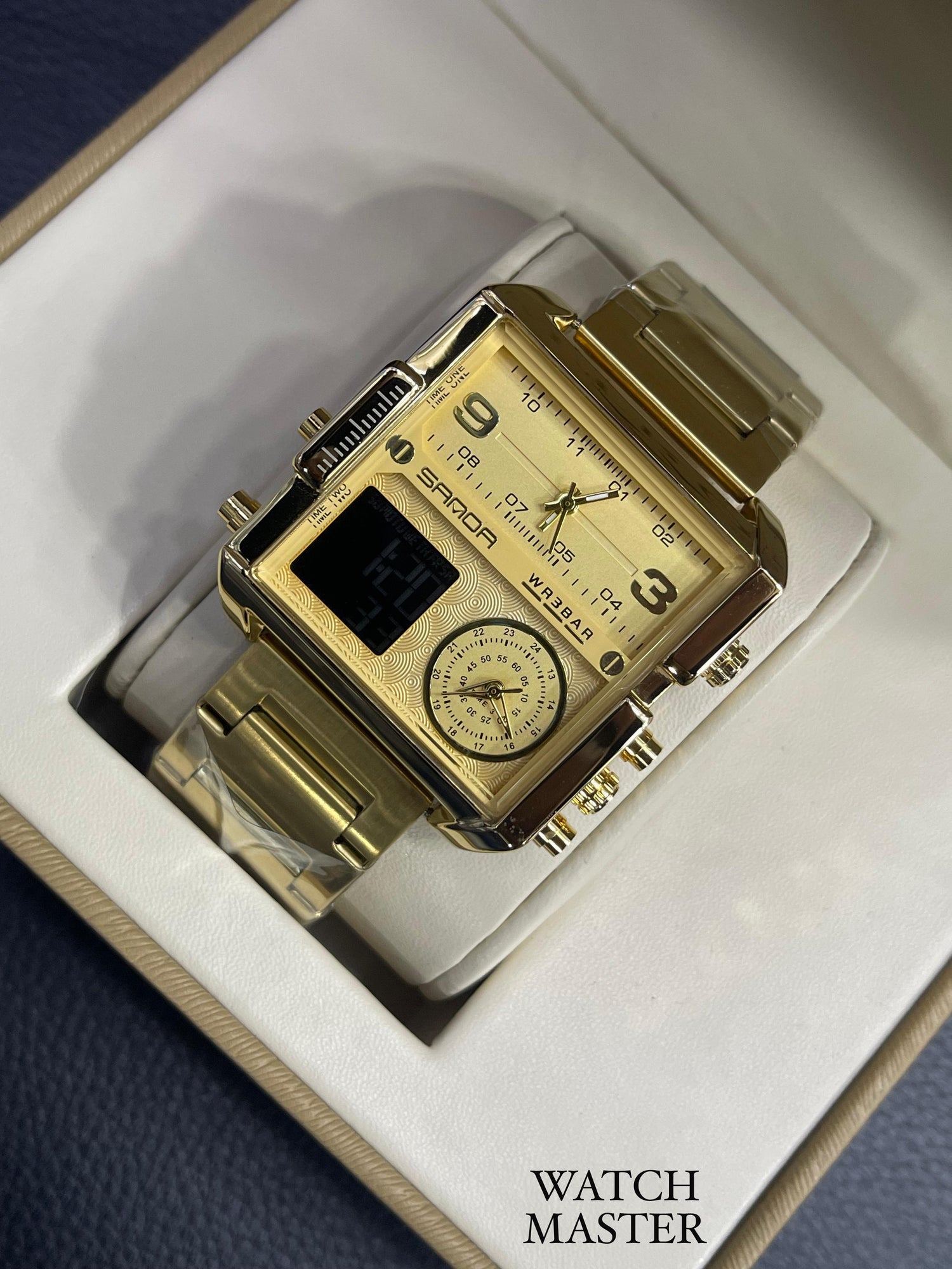 Sanda 6023 Golden Watch