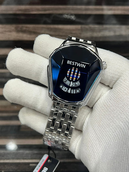 Bestwin Silver &amp; Blue watch