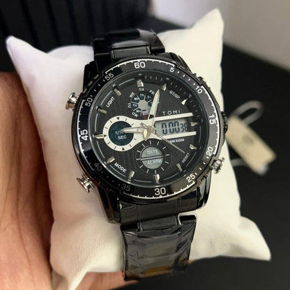 Tomi 1888 Full Black Sports Watch