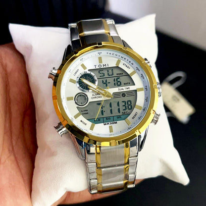 Tomi 1883 Three Tone Sports Watch