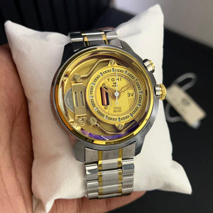 Tomi 1983 Golden &amp; Silver Watch