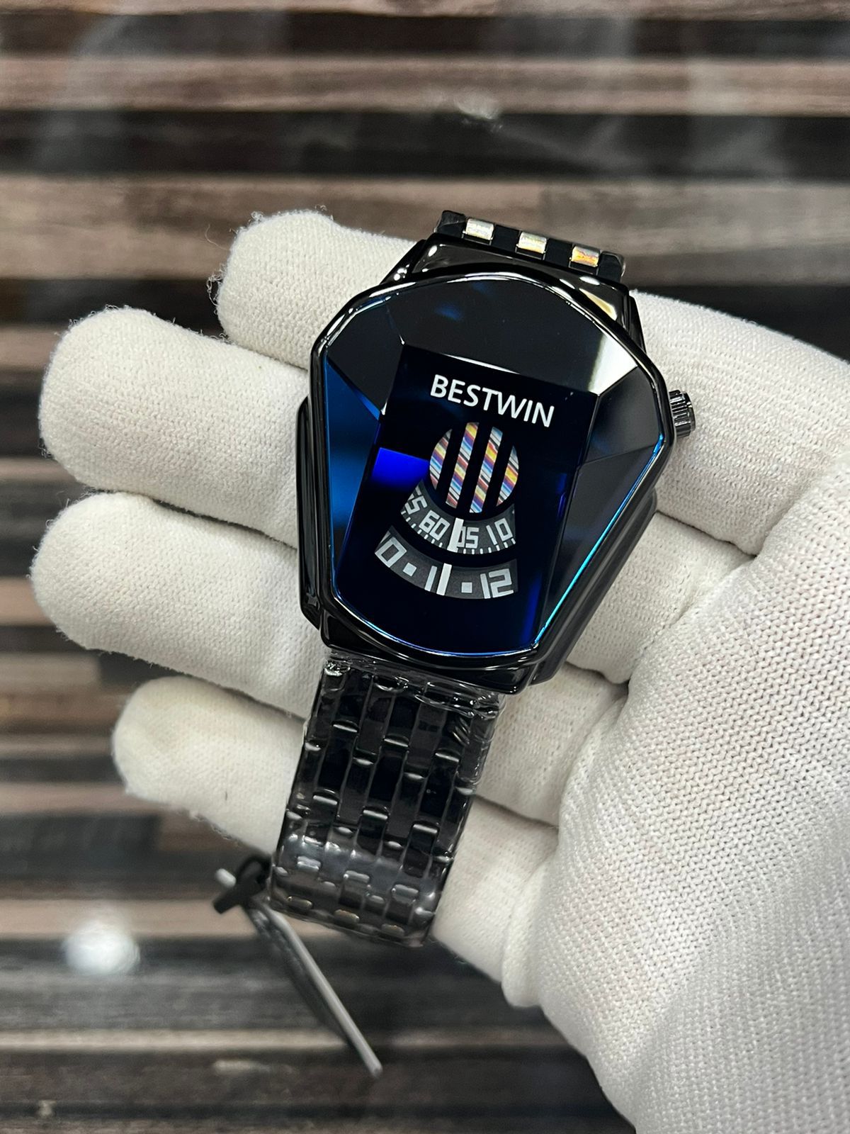 Bestwin Black &amp; Blue Watch