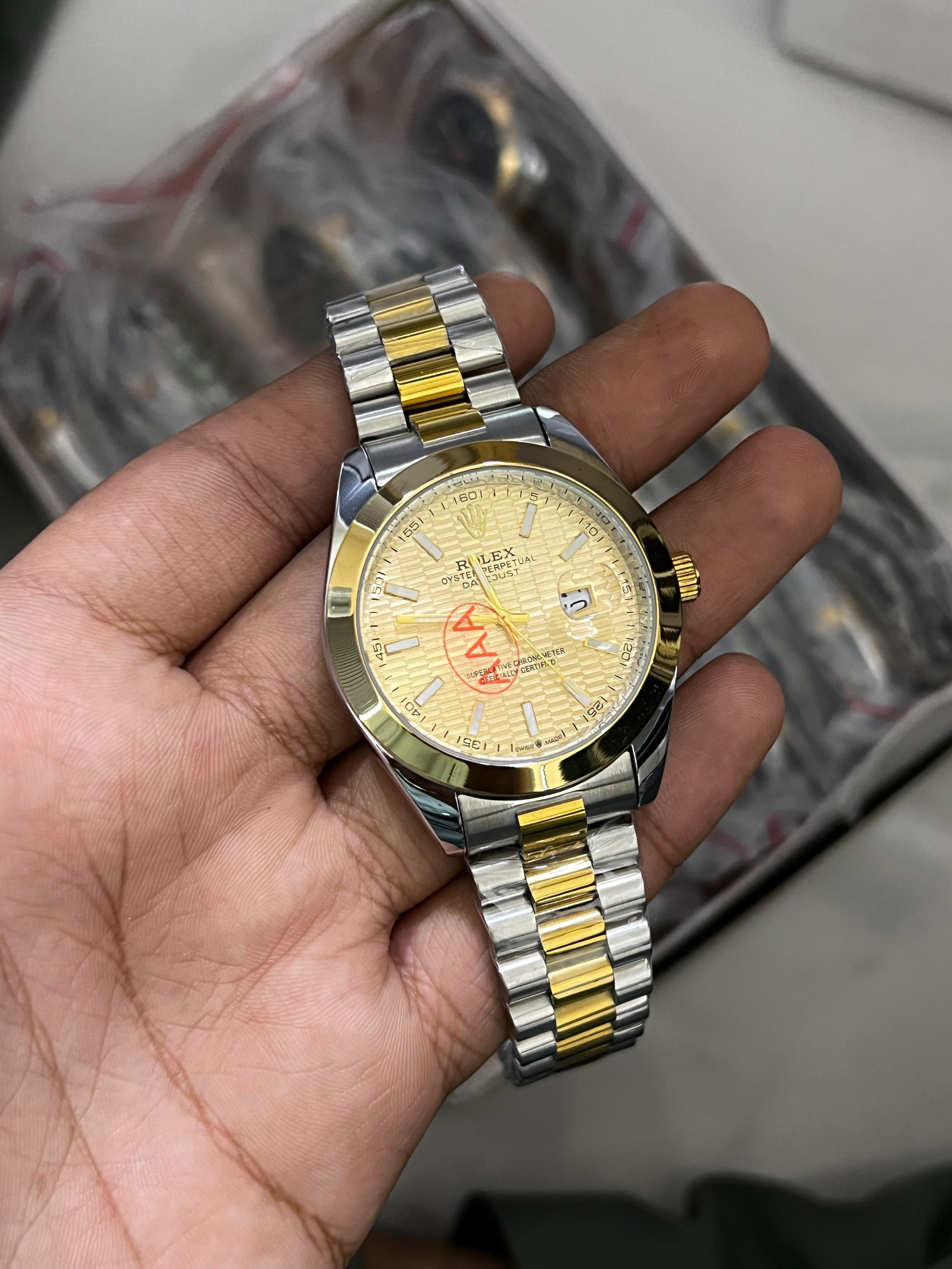 Rolex Golden &amp; Silver Watch