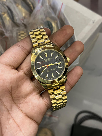 Rolex Golden &amp; Blue Watch