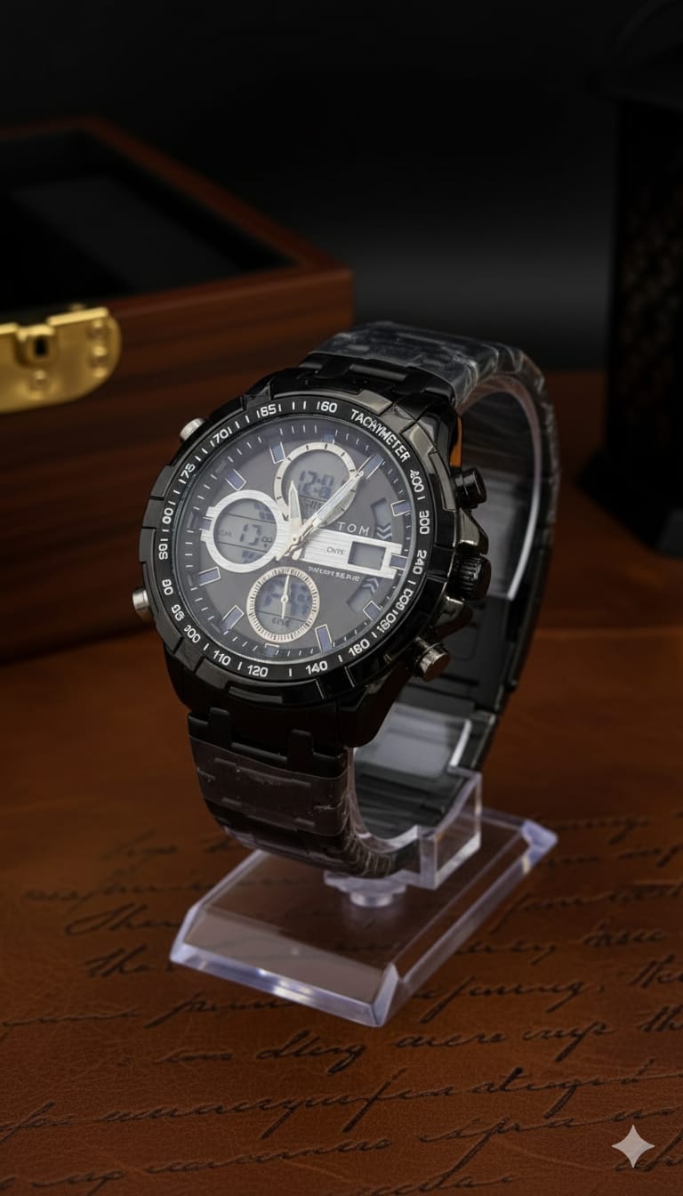 Tomi Full Black Watch